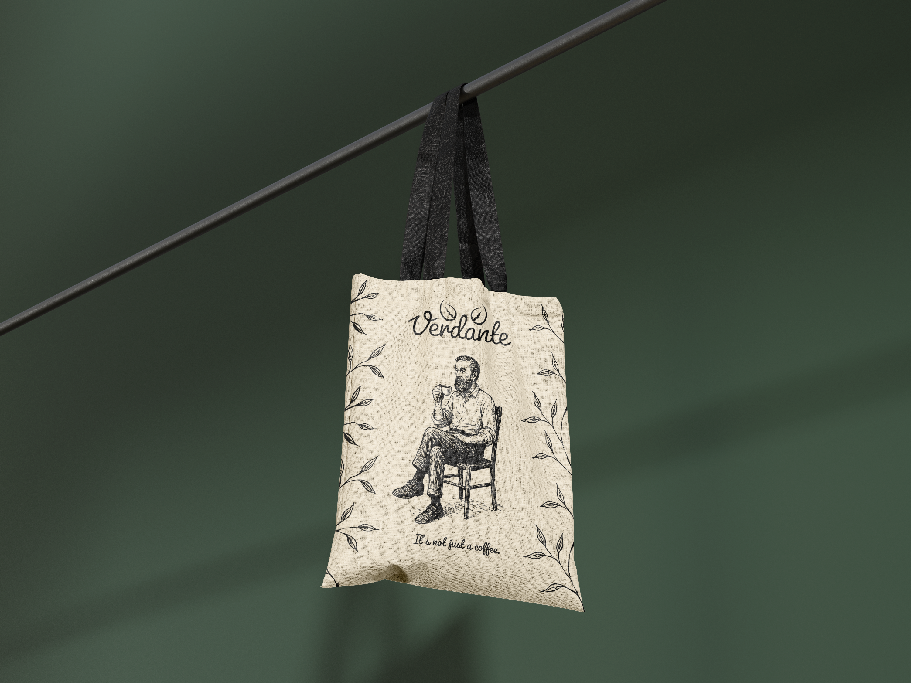 Verdante tote bag mockup